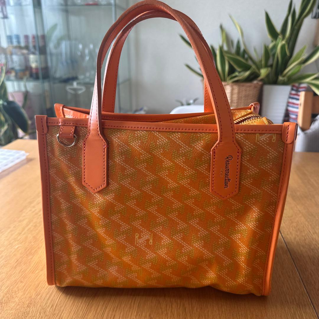 Resurrection マンゴーオレンジ　カートバック Resurrection - LANIUS SQUARE MINI No.3 (ラニウス スクエア ミニ