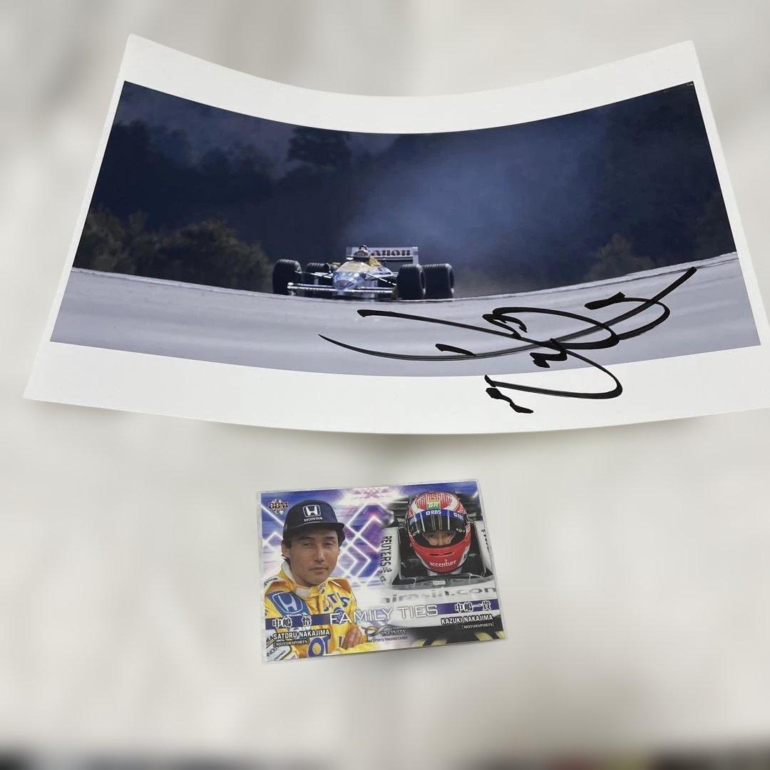 中嶋悟 直筆サイン入り生写真 - メルカリ