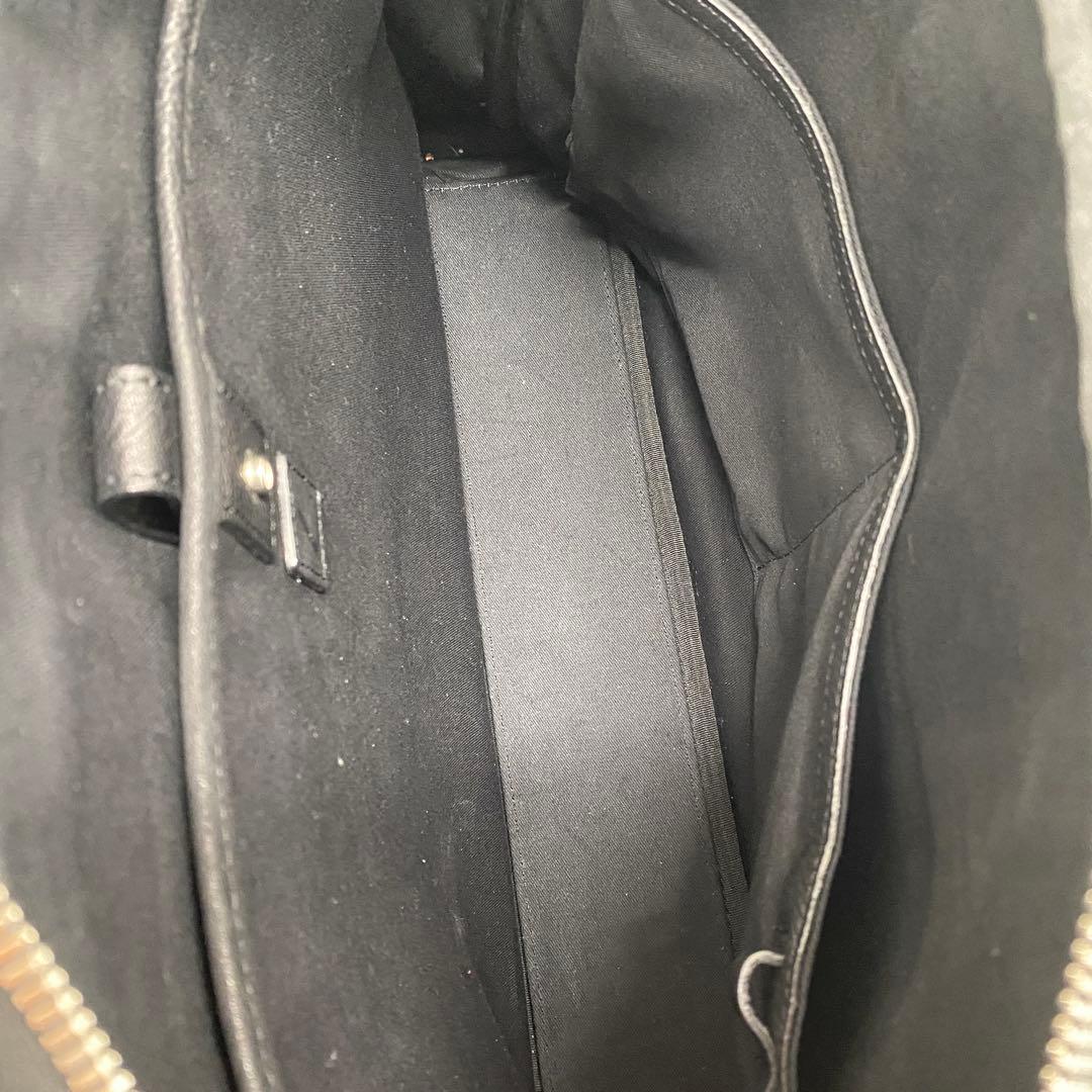 定12万土屋鞄ブレントレザー革ブリーフビジネスバッグ黒ブラック美品