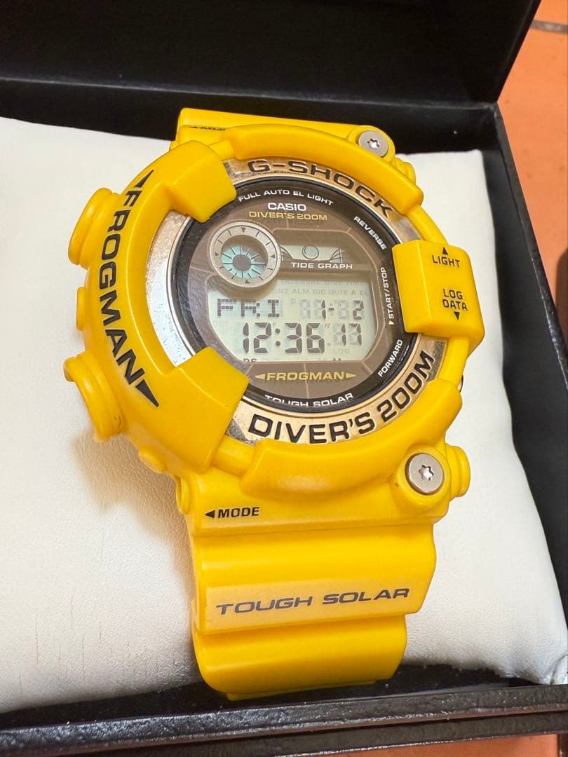G-SHOCK フロッグマン　イエロー G-SHOCK カシオ 腕時計 フロッグマン GF-8250-9JF イエロー 【中古