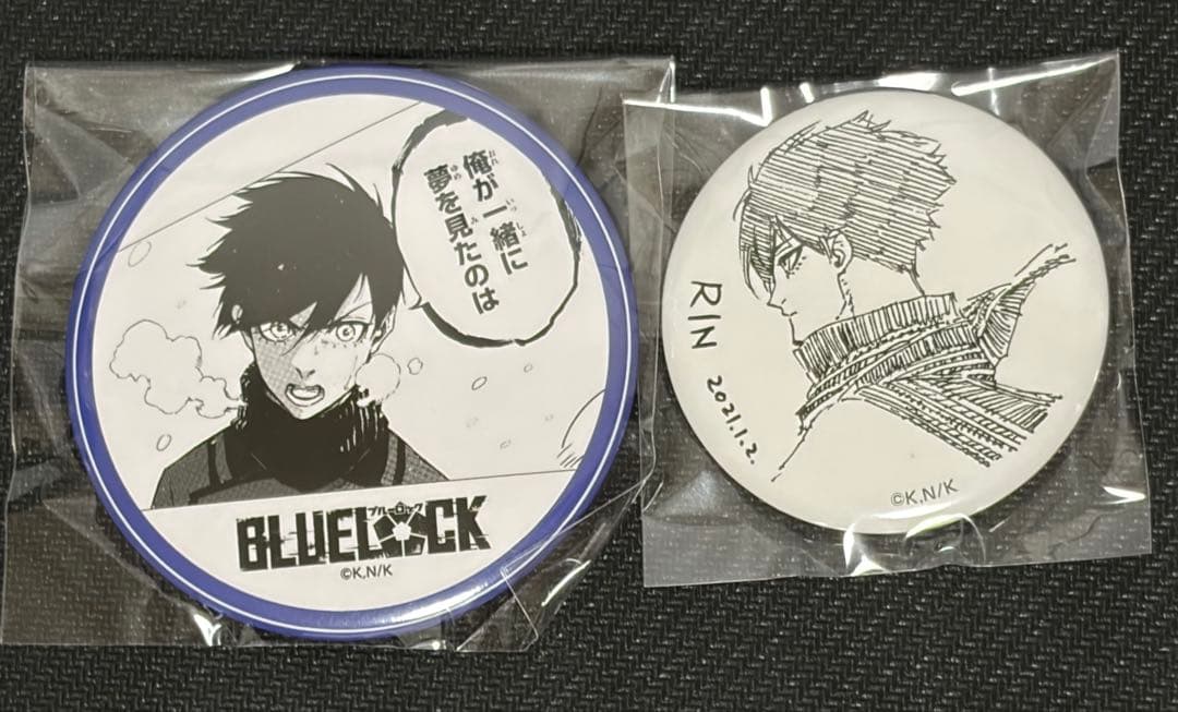 ブルーロック プリンセスカフェ 糸師凛 あたり付き缶バッジくじ 缶