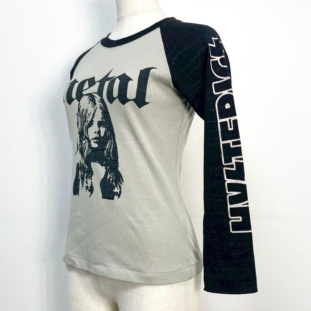 y2k❤️00s HYSTERIC GLAMOUR ガール ロゴ ラグランロンT - メルカリ
