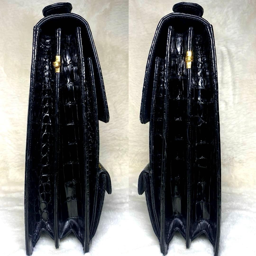 Nari様専用】✨高級✨amiet アミエット クロコダイル ビジネスバッグ