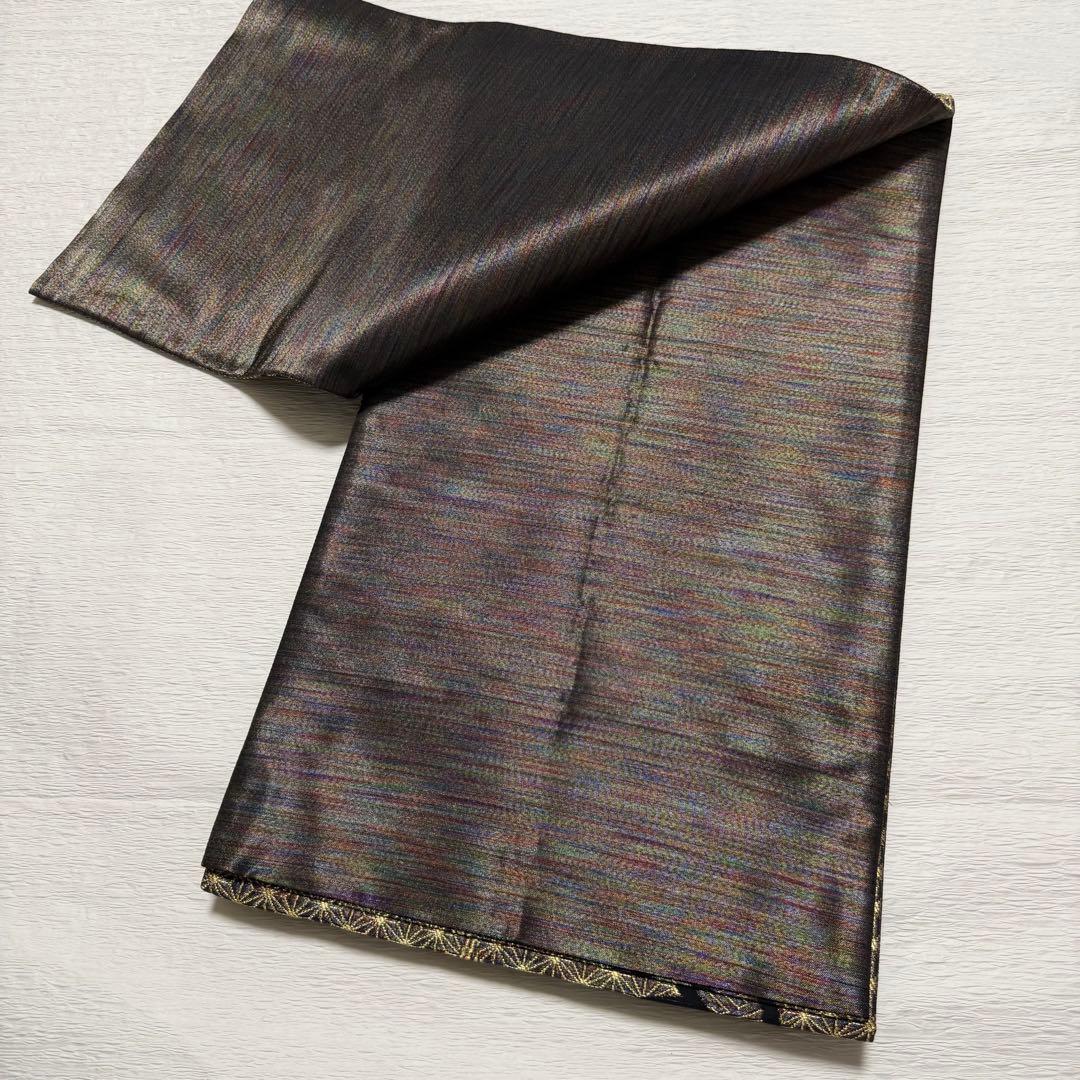 m-106 斉藤三才 羅天金糸帯 袋帯 正絹 六通 - メルカリ