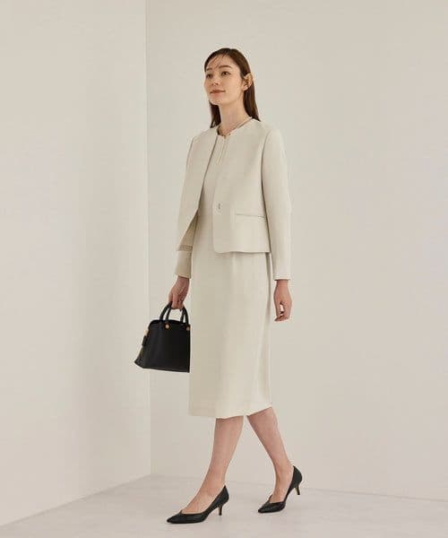 ロペ トリアセダブルクロスウエストコンシャスワンピース38 - メルカリ