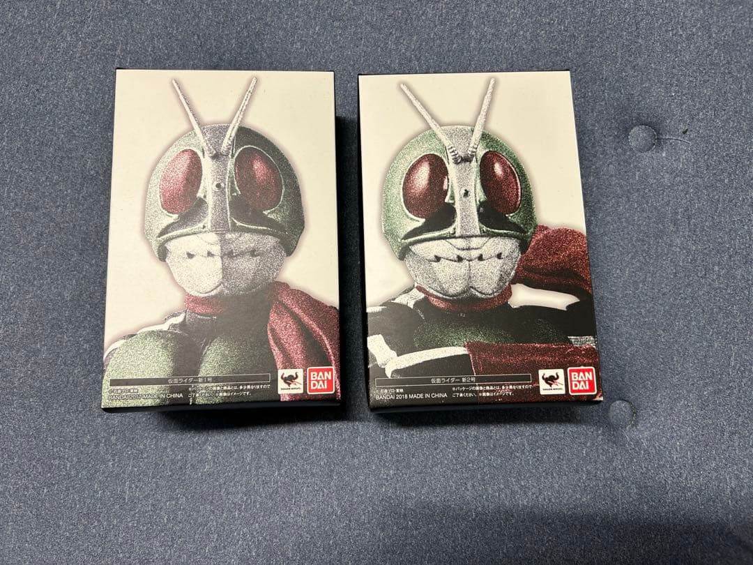 S.H.フィギュアーツ 真骨彫製法 仮面ライダー新1号・新2号 セット 仮面ライダー新1号＆新2号が「S.H.Figuarts（真骨彫製法）栄光の昭和