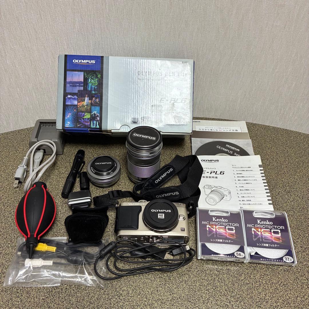 OLYMPUS PEN Lite E-PL6 ダブルズームキット 付属品 Amazon | OLYMPUS ミラーレス一眼 PEN Lite E-PL6 ダブルズームキット