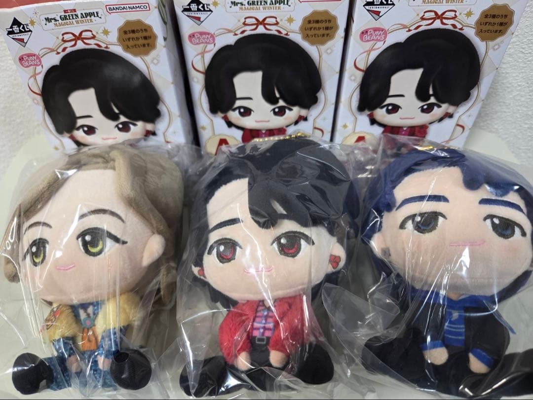 Mrs. GREEN APPLE 一番くじ A賞 全3種コンプ ミセス 1番くじ - メルカリ