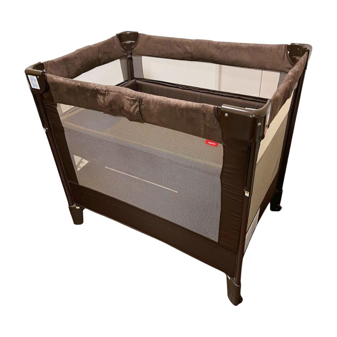 アップリカ　ココネルエアープラス ベビーベッド チョコレートブラウン ココネル エアープラス チョコレート ニューウェルブランズ・ジャパン
