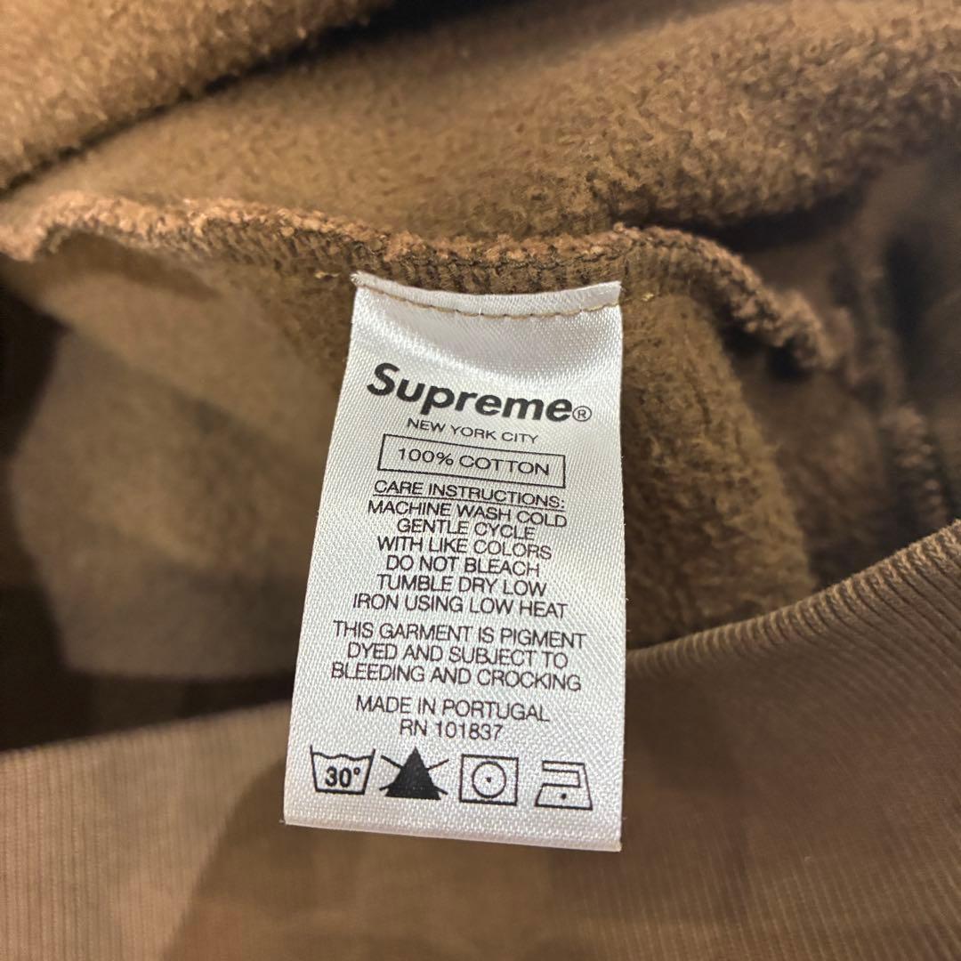 Supreme シュプリーム 19SS ブラウン 肉厚スウェット クルーネック