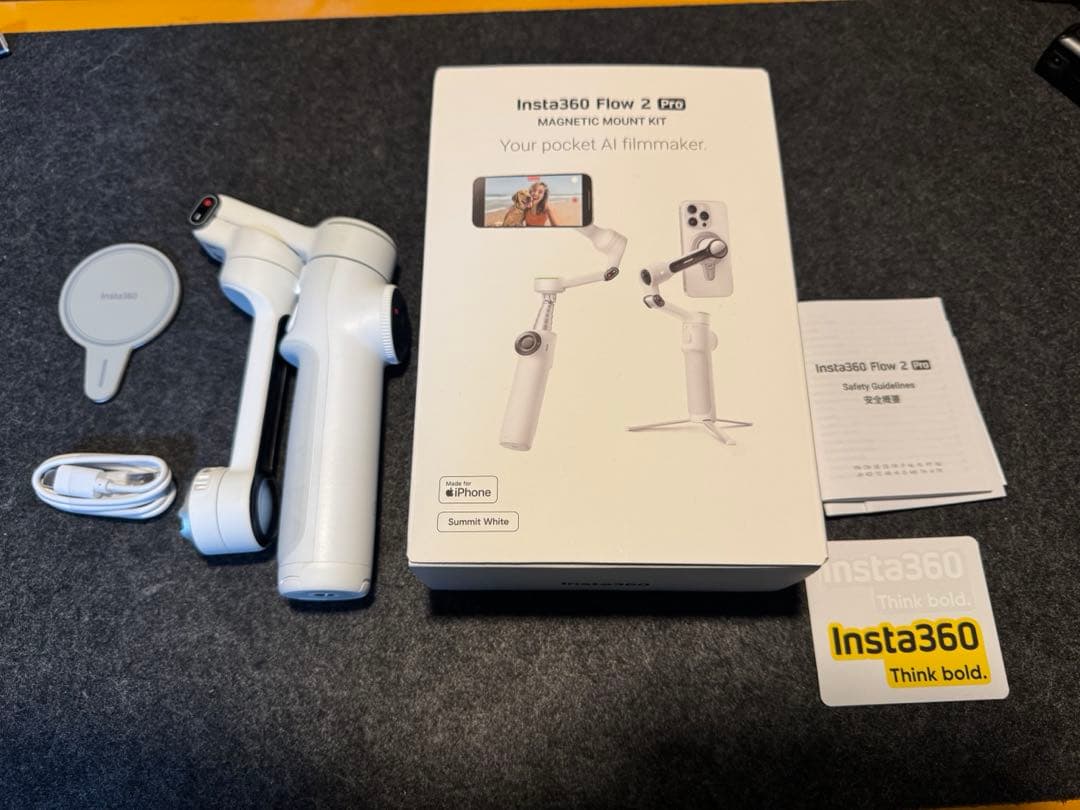 スマホアクセサリー Insta360 Flow2 Pro Magnetic Mount Kit Amazon | Insta360 Flow 2 Pro/Flow 2 磁気スマートフォンマウント