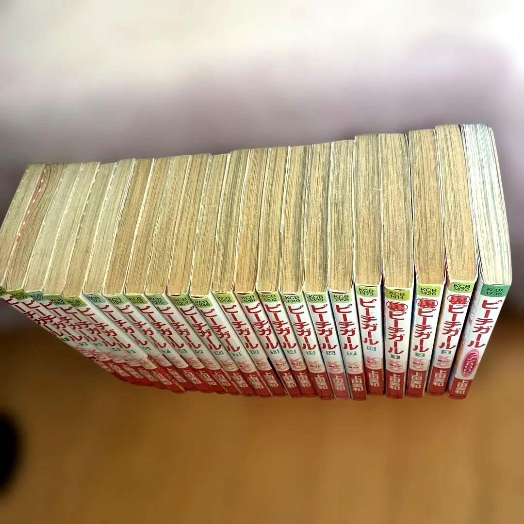 ピーチガール全巻18巻➕裏ピーチガール3巻➕ファンbook 合計22冊