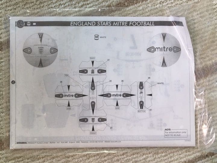 珍品 AirFix サッカー イングランド代表 ベッカム他4人セット