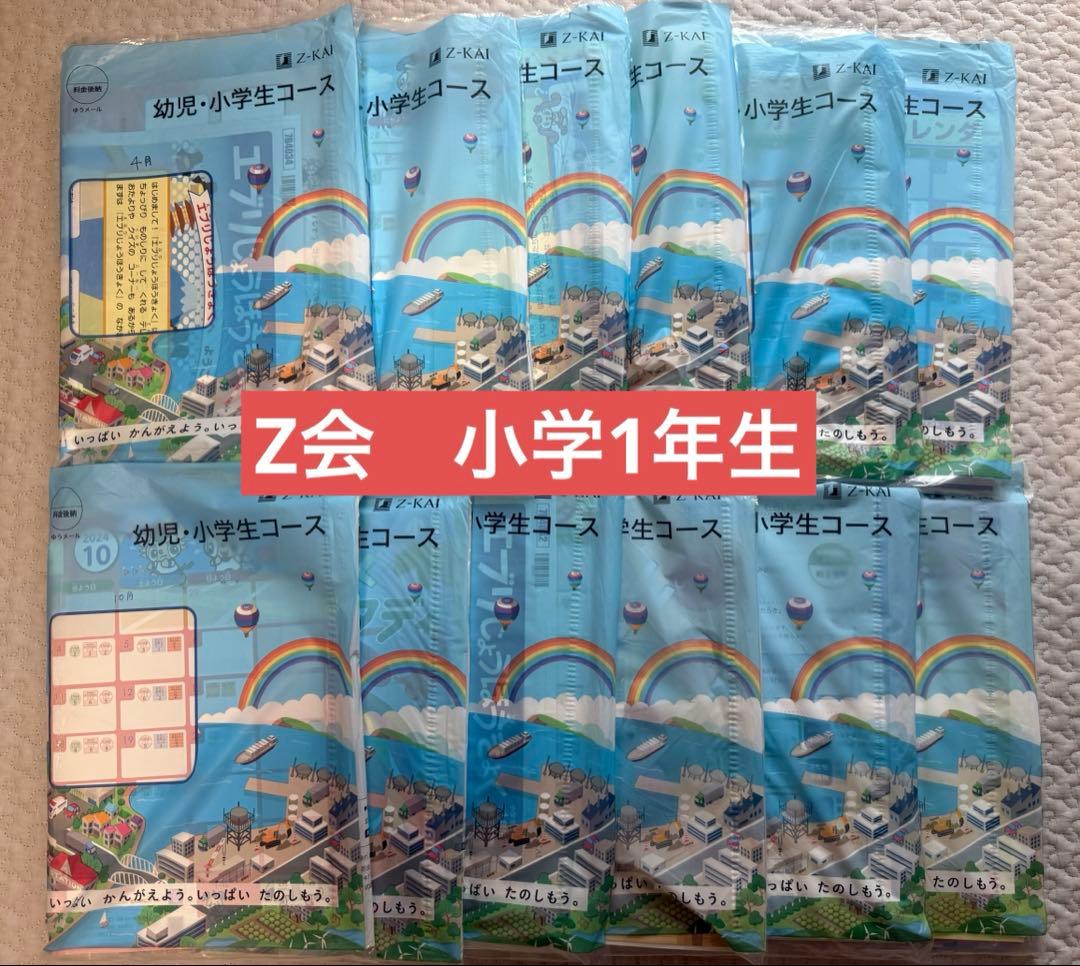 最新　Z会 小学1年生 2024-2025年度 1年分　みらい思考力あり　未使用 小学生コース1・2年生】オプション講座『みらい思考力ワーク』のご紹介