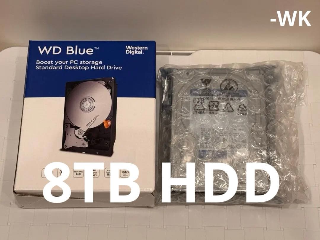 WD Blue 8TB 内蔵型ハードディスクドライブ WD80EAZZ -WK