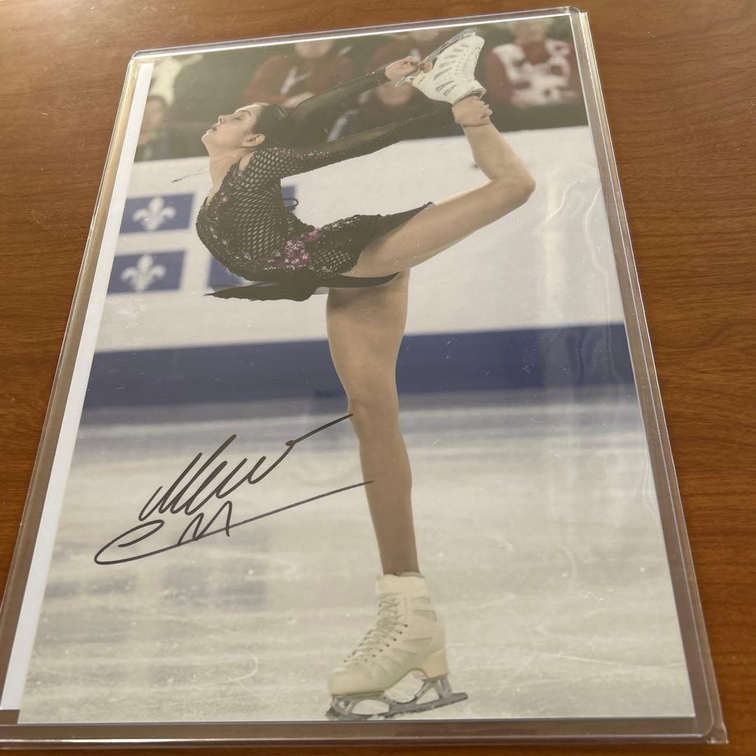 メダリスト エフゲニア・メドベージェワ 直筆サインフォト フィギュア