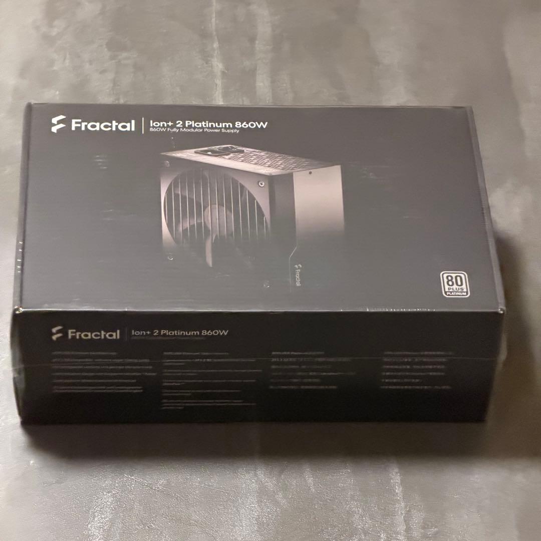 未開封 Fractal Design Ion+ 2 Platinum 860W Ion-2-Platinum-860W-Front-Left