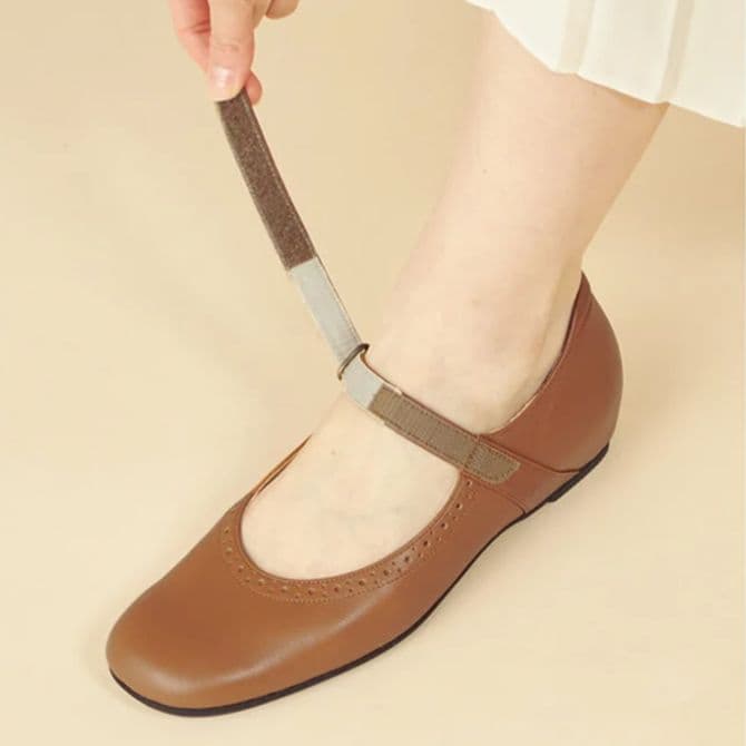 ◆新品◆アシックス　ペダラ　ウォーキングパンプス　キャメル　現行品　23.5cm