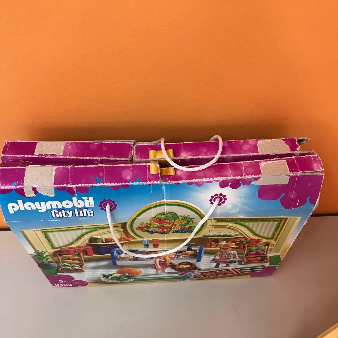 絶版】Playmobil プレイモービル 食料品店 9403