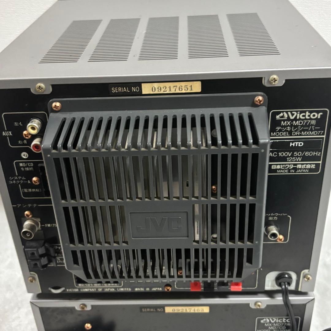 ジャンク品】Victor MX-MD77 ミニコンポ - メルカリ