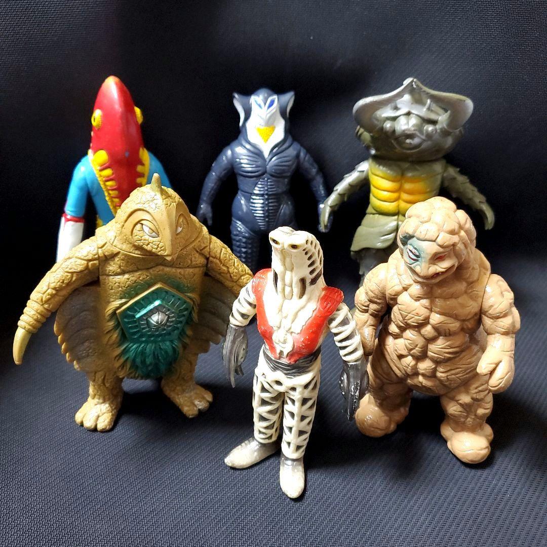 80's レトロ】80年代物のみ ウルトラマン 怪獣ソフビ 6体セット - メルカリ