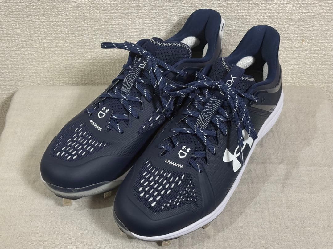 【日本未発売】UNDER ARMOUR海外モデル スパイク ネイビー28.5 ③ 楽天市場】野球 スパイク ブルー アンダーアーマーの通販