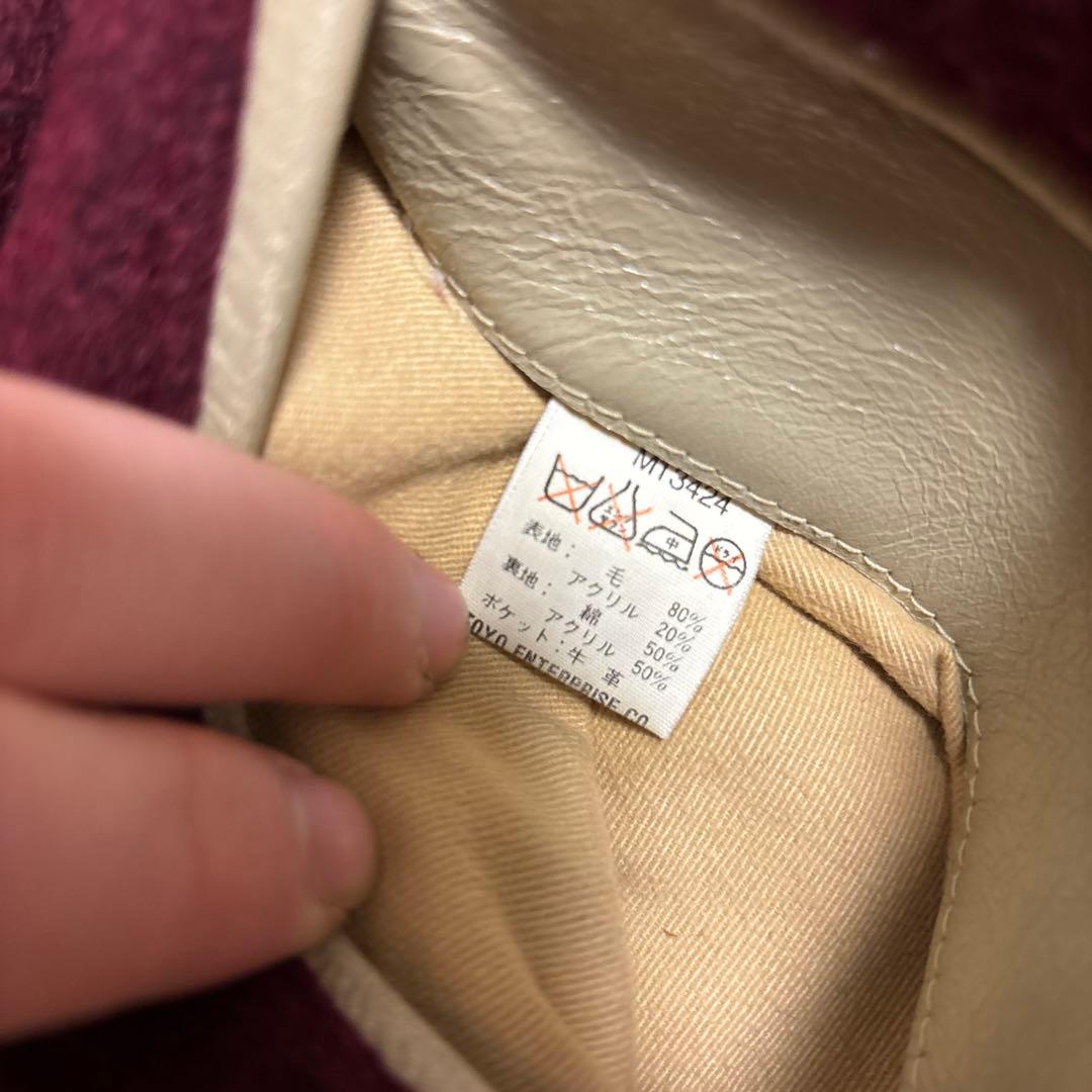 激レア⭐️BUZZ RICKSON スタジャン 刺繍 ワインレッド XLサイズ相当