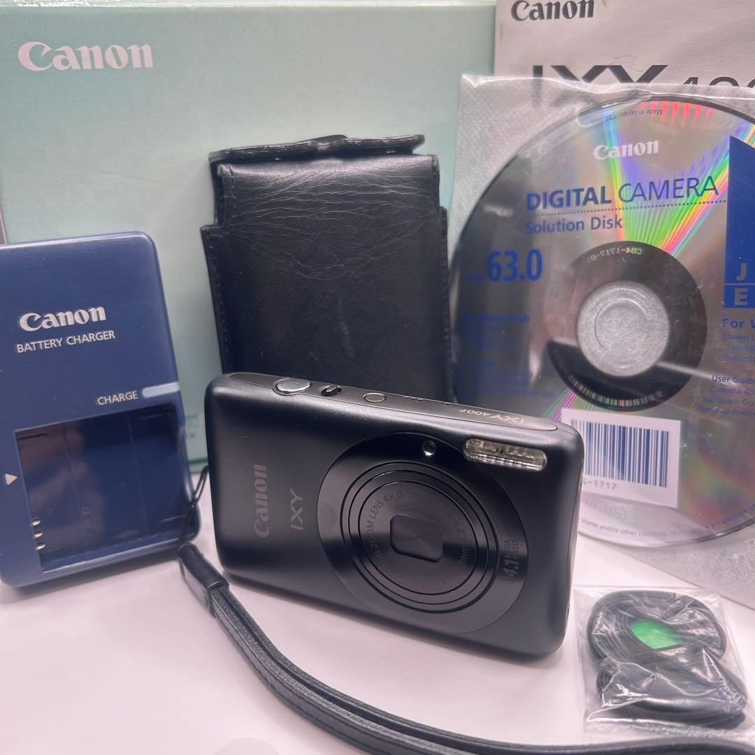 Canon キャノン デジカメ IXY400F ブラック　美品 付属品完品 Amazon | Canon デジタルカメラ IXY 400F ブラック IXY400F(BK