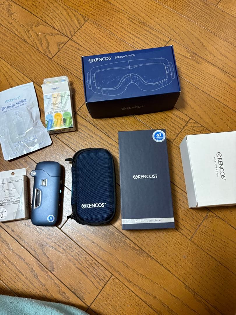 KENCOS フレーバーデバイス 本体と付属品 Amazon | ポータブル水素ガス吸引具 KENCOS4(ケンコス4) ネイビー