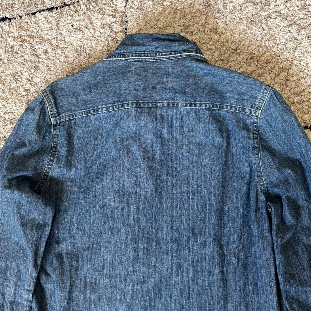 極美品✨】ポロラルフローレン シャツ ボウタイ ポニー刺繍 インディゴ 8