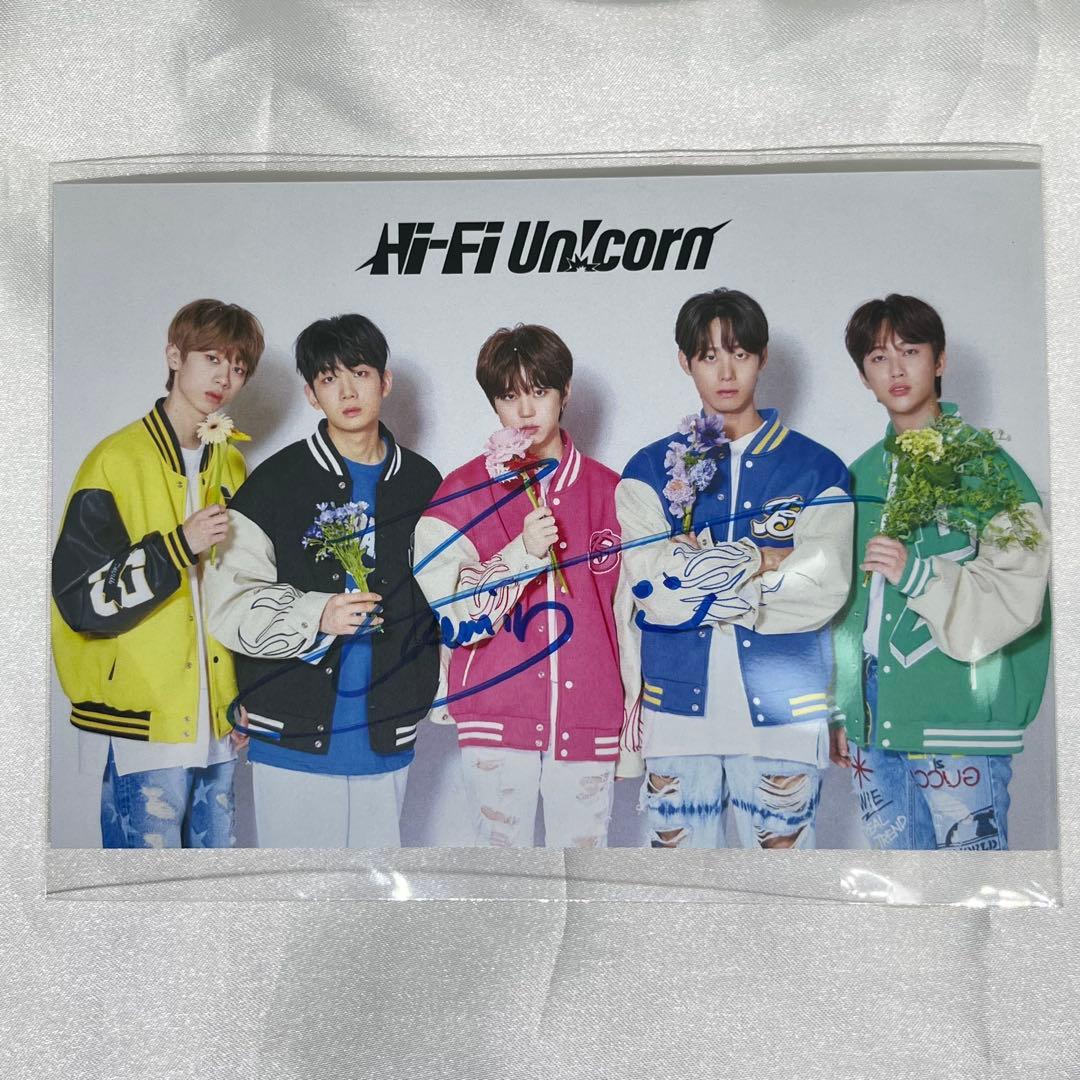Hi-Fi Un!corn テミン ポストカード 直筆サイン入り ミントモール / MINT 浦和店 / 2025 EPOCH 阪神タイガース PREMIER