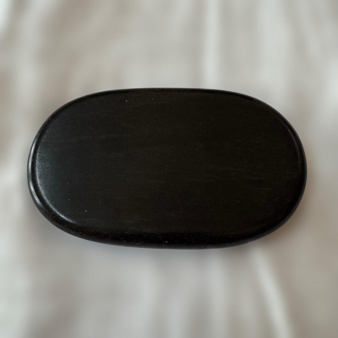 ７インチオペラ　ベース　黒檀　エボニー　ナンタケットバスケット 7”オペラ with wood Lid : NANTUCKET &KK ナンタケットバスケット教室