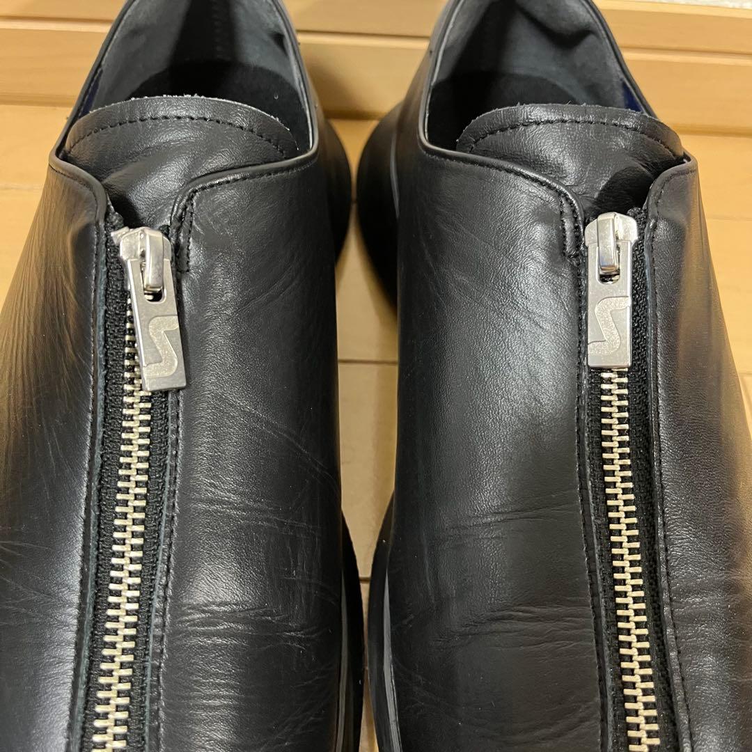 SINOBIS シノビス フロントジップレザーシューズ 26.5cm 美品 - メルカリ