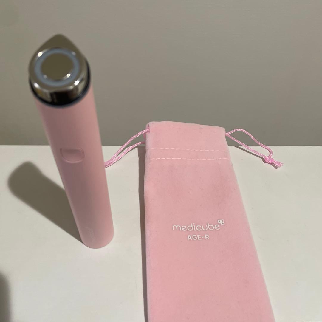 メディキューブAGE-R ブースタープロ ミニ 美顔器 ピンク 専用ポーチ付き メディキューブ 美顔器 ブースタープロ ミニ ピンク medicube medicube