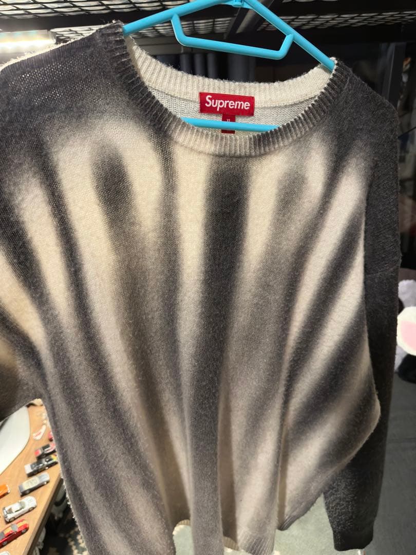 トップス Supreme Blurred Logo Sweater \"Black\"