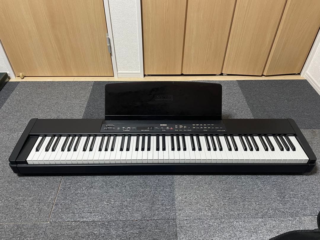 YAMAHA P-80 88鍵盤 電子ピアノエレクトリックピアノ レンタル] YAMAHA P-525 電子ピアノ 88鍵盤 ブラック - Rentio[レンティオ]