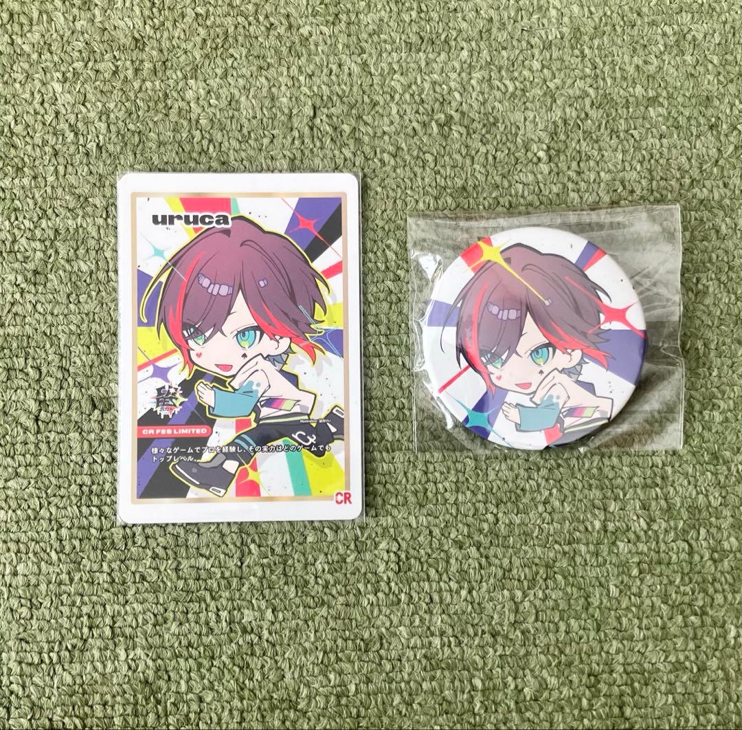CRフェス2024 うるかグッズ トレーディングカード 缶バッチ - メルカリ