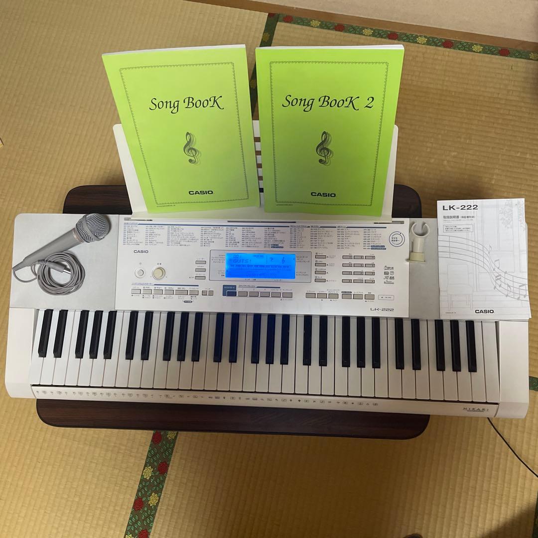 CASIO 光ナビゲーションキーボードLK-222 - メルカリ