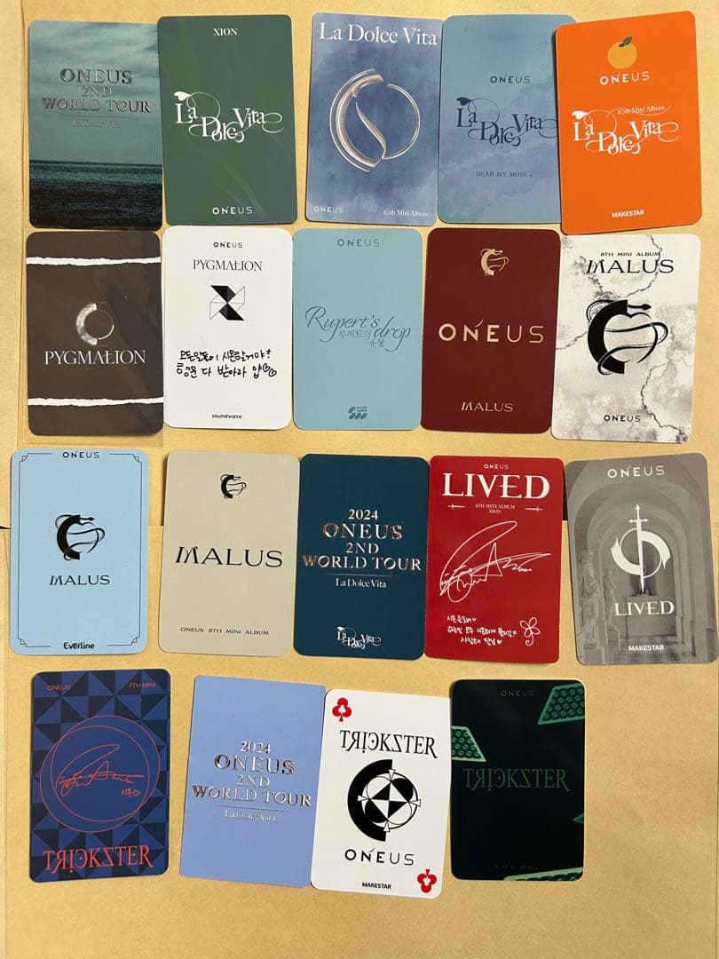 ONEUS シオン トレカ まとめ売り 19枚 - メルカリ