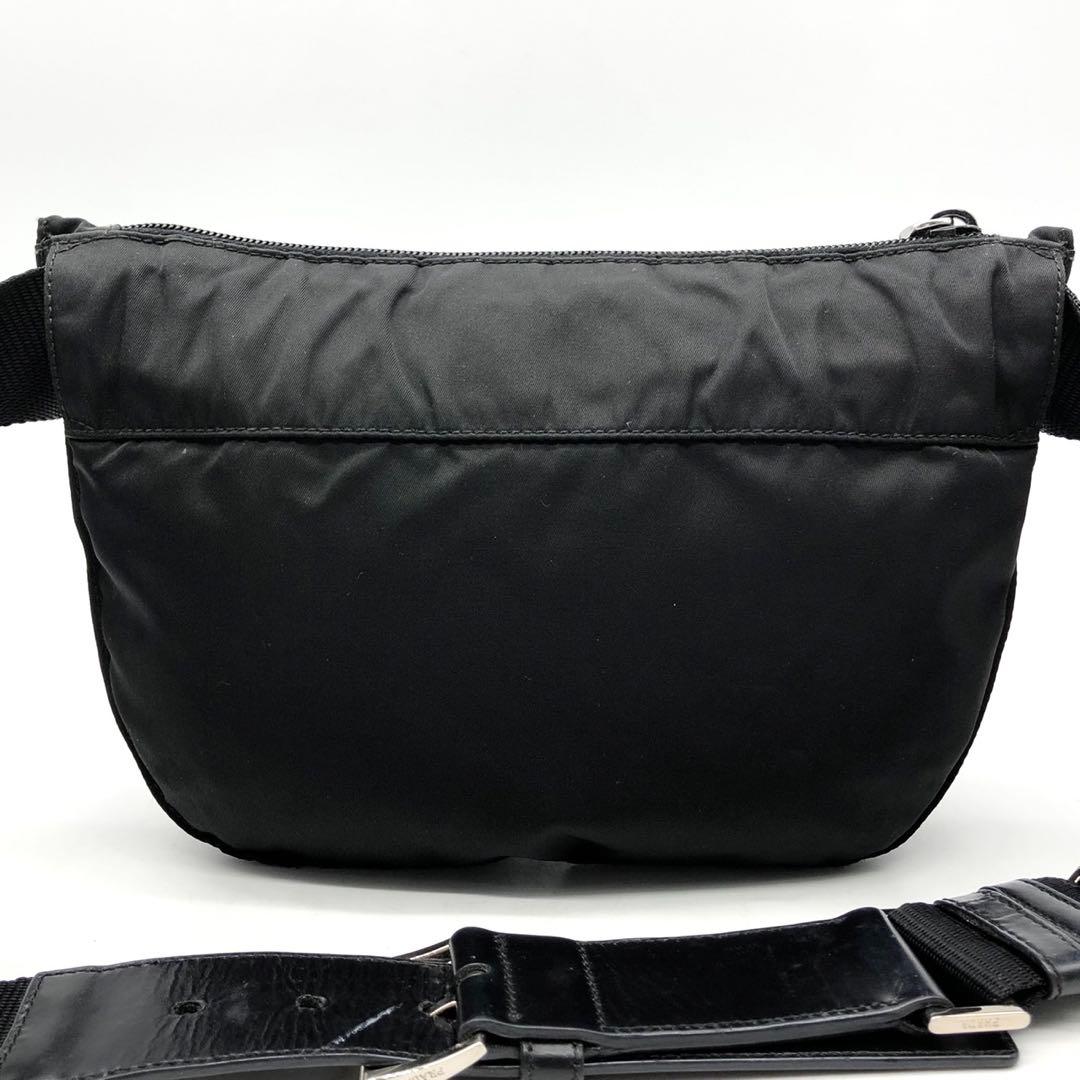 プラダ ウエストバッグ 三角ロゴプレート ベルト ナイロン レザー