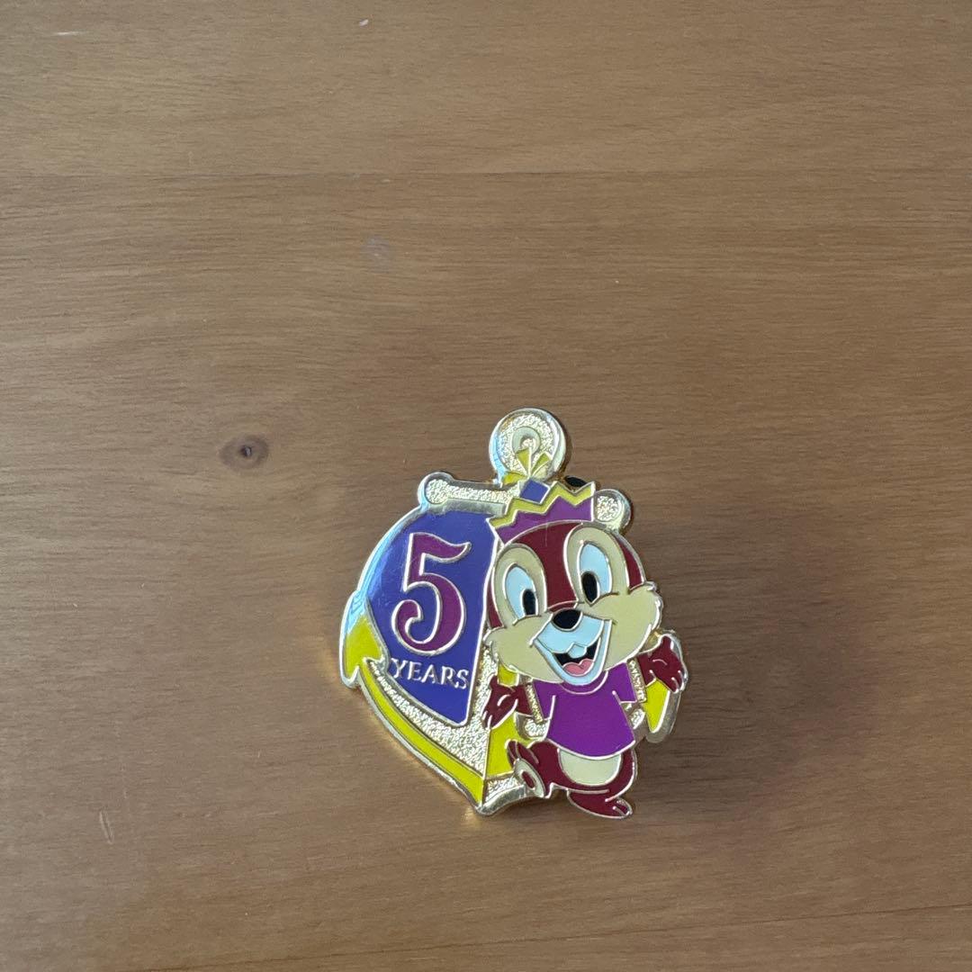 チップとデール デール ディズニーシー5周年 ピンバッジとチャンドゥ