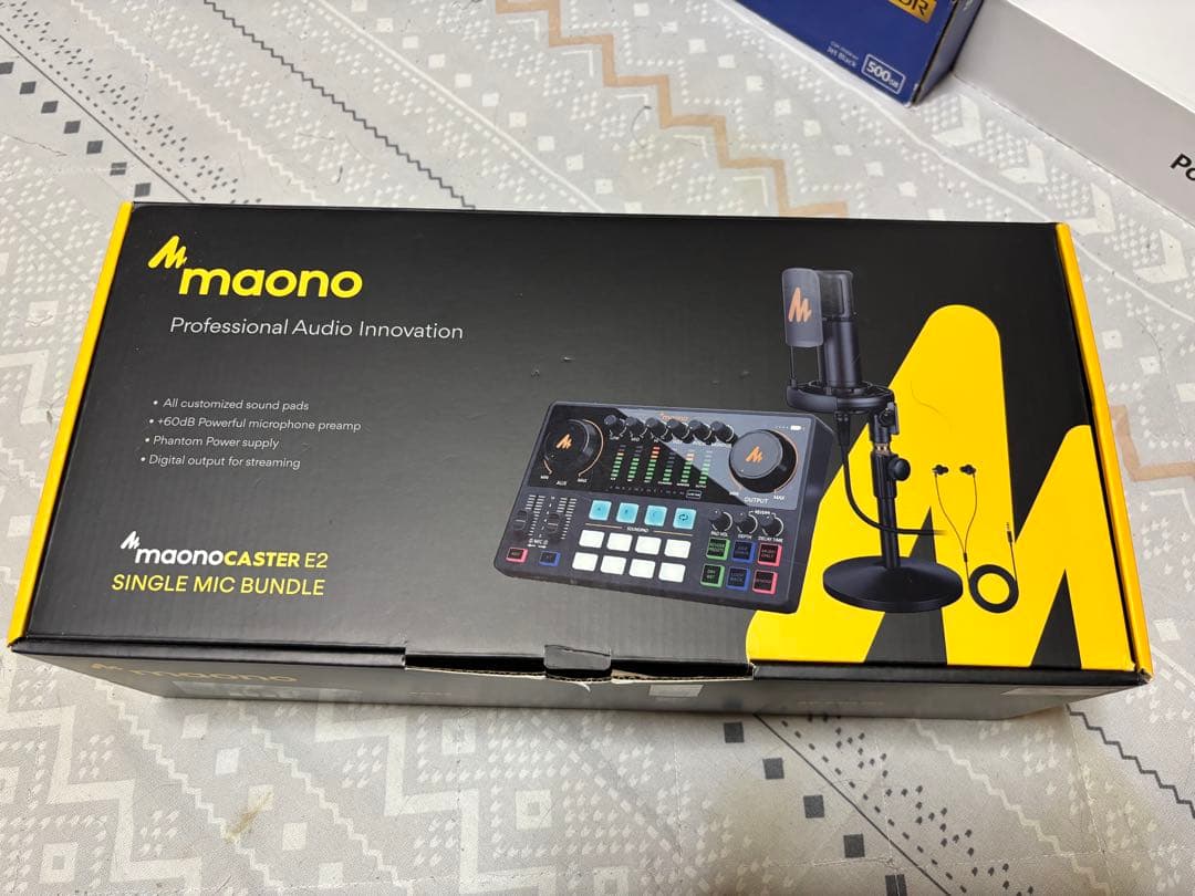 maono Caster E2 オーディオインターフェース Amazon.com: MAONO Podcast Equipment Bundle for 2: Audio Interface