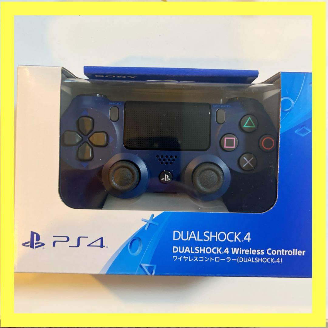 ★新品・未開封★ 純正品 デュアルショック4 ミッドナイトブルー PlayStation 【中古】SONY ワイヤレスコントローラー DUALSHOCK4