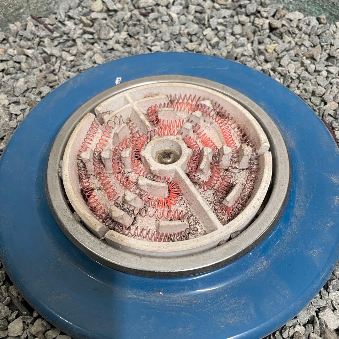 昭和レトロ】電気火鉢 大名火鉢風 四角形 四猫脚 錺金具 蔦文様 家紋所