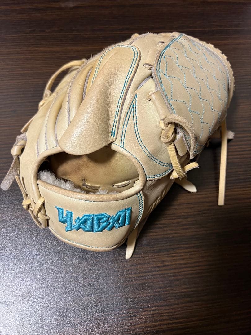 KJKJ100様 yabai 硬式投手用 ブロンド キャメル 12インチ ミズノ硬式用【ミズノプロ】 投手用（ヨコ型）：サイズ12 1AJGH31211