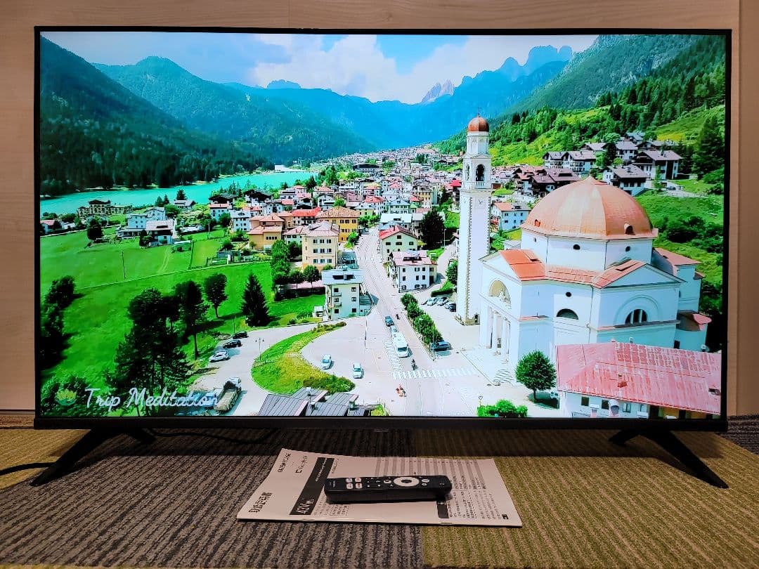 2024年製 GoogleTV搭載4K/HDR対応43V型チューナーレステレビ