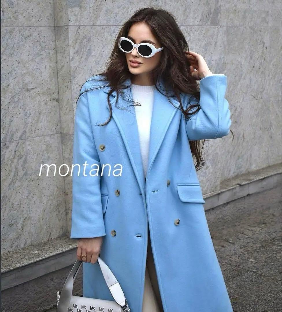 新品 2023aw ZARA manteco ウール オーバーサイズ コート L - メルカリ