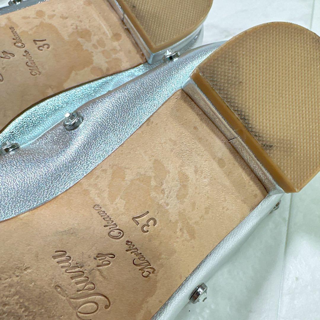 ツルバイマリコオイカワ Millenia バレエシューズ 今期 スタッズ