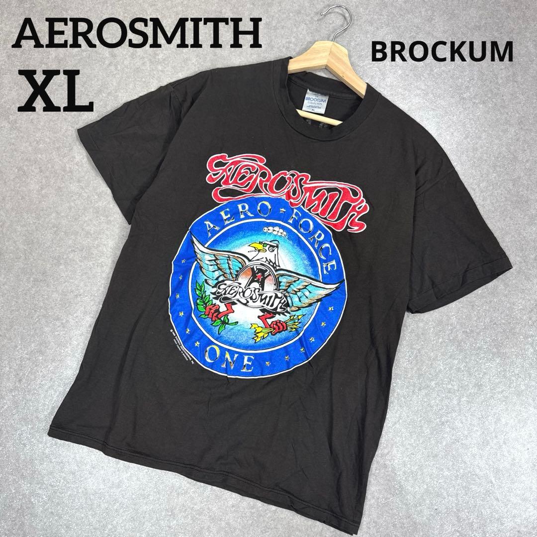 希少 当時物 ヴィンテージ AEROSMITH バンド ツアーTシャツ USA製 アドポーション ADPOSION ヴィンテージ加工 バンドTシャツ / AEROSMITH