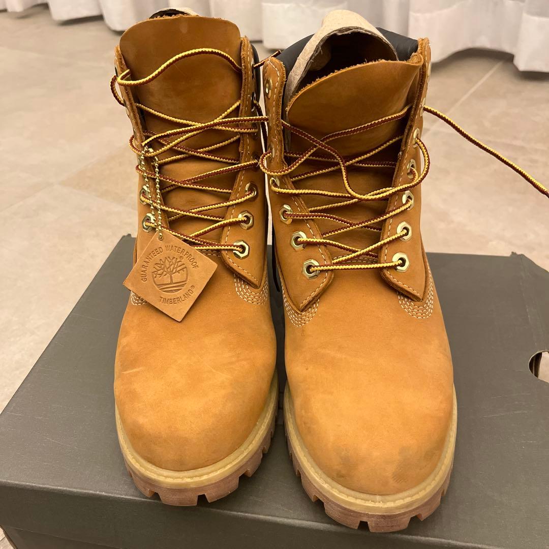 Timberland 6インチ プレミアムブーツ 25cm Timberland 25】6インチ プレミアム ウォータープルーフ ブーツ